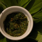 Pesto z czosnku niedźwiedziego